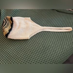 Woven crossbody bag in perfect condition.